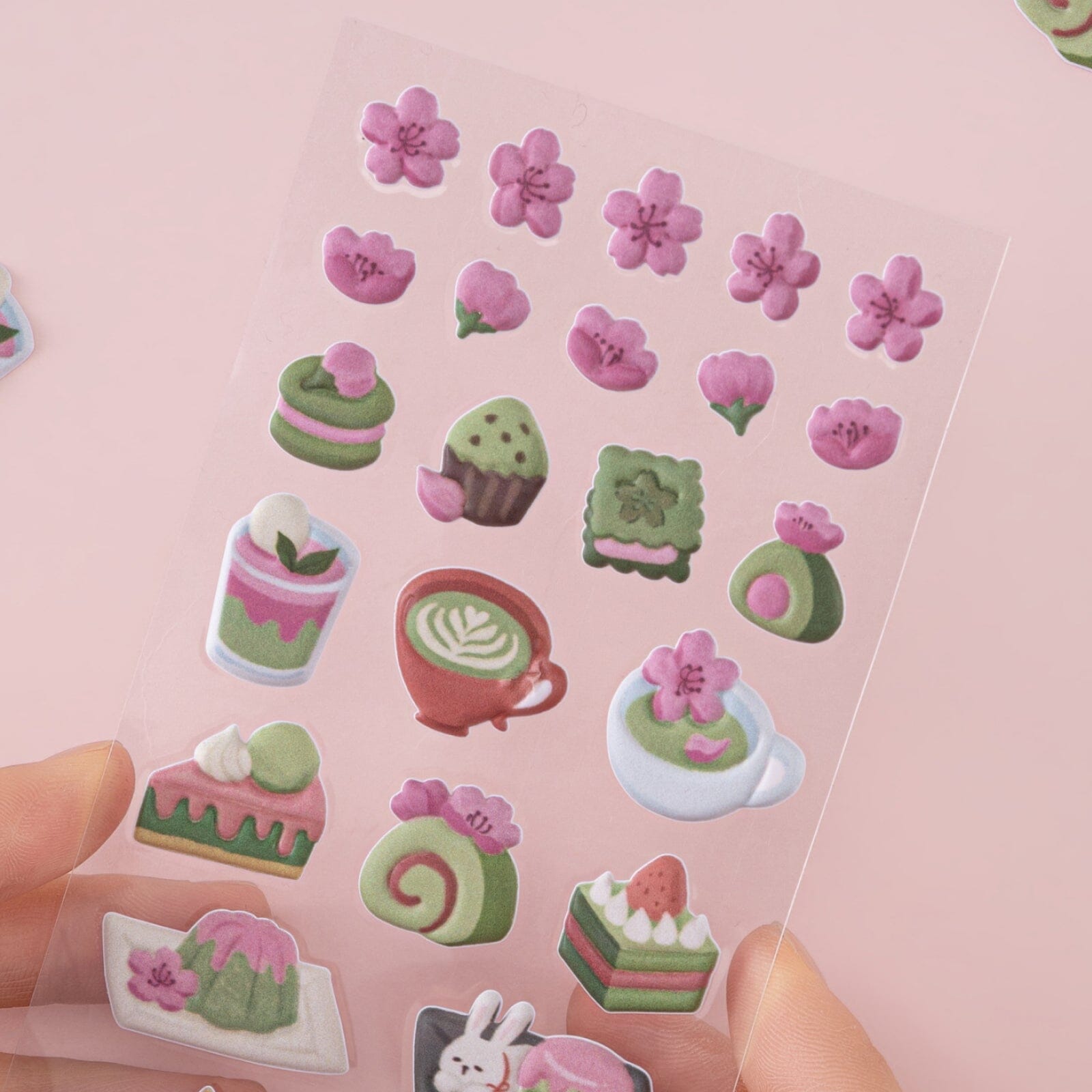 Tsuki ‘Matcha Bloom’ Sticker Set ☾