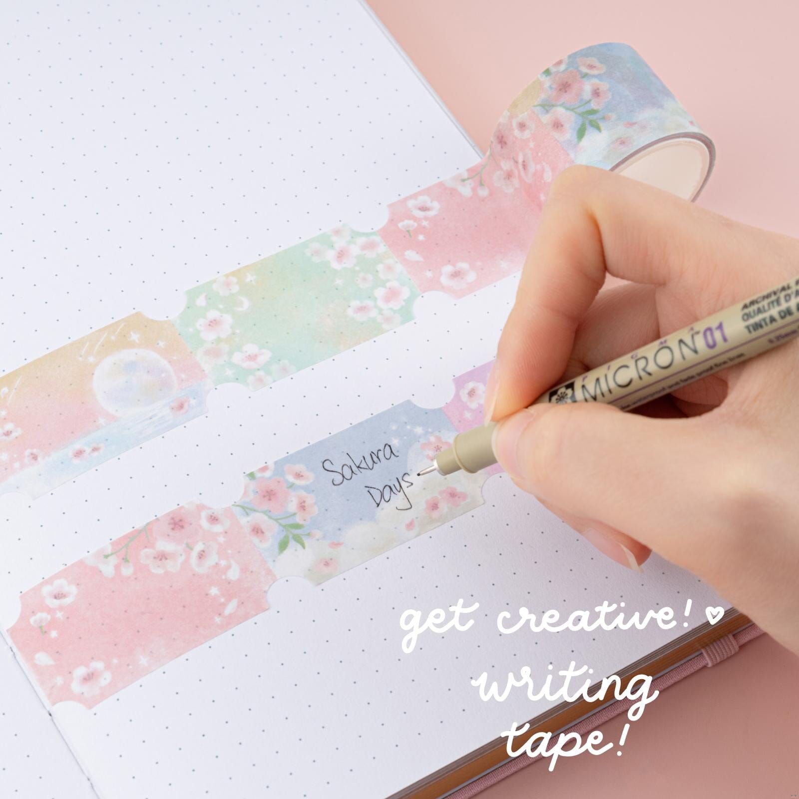 Tsuki ‘Sakura Days’ Washi Tape Set ☾
