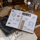 Tsuki ‘Vintage Neko’ Bullet Journal Stamp Set ☾