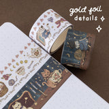 Tsuki ‘Vintage Neko’ Washi Tape Set ☾