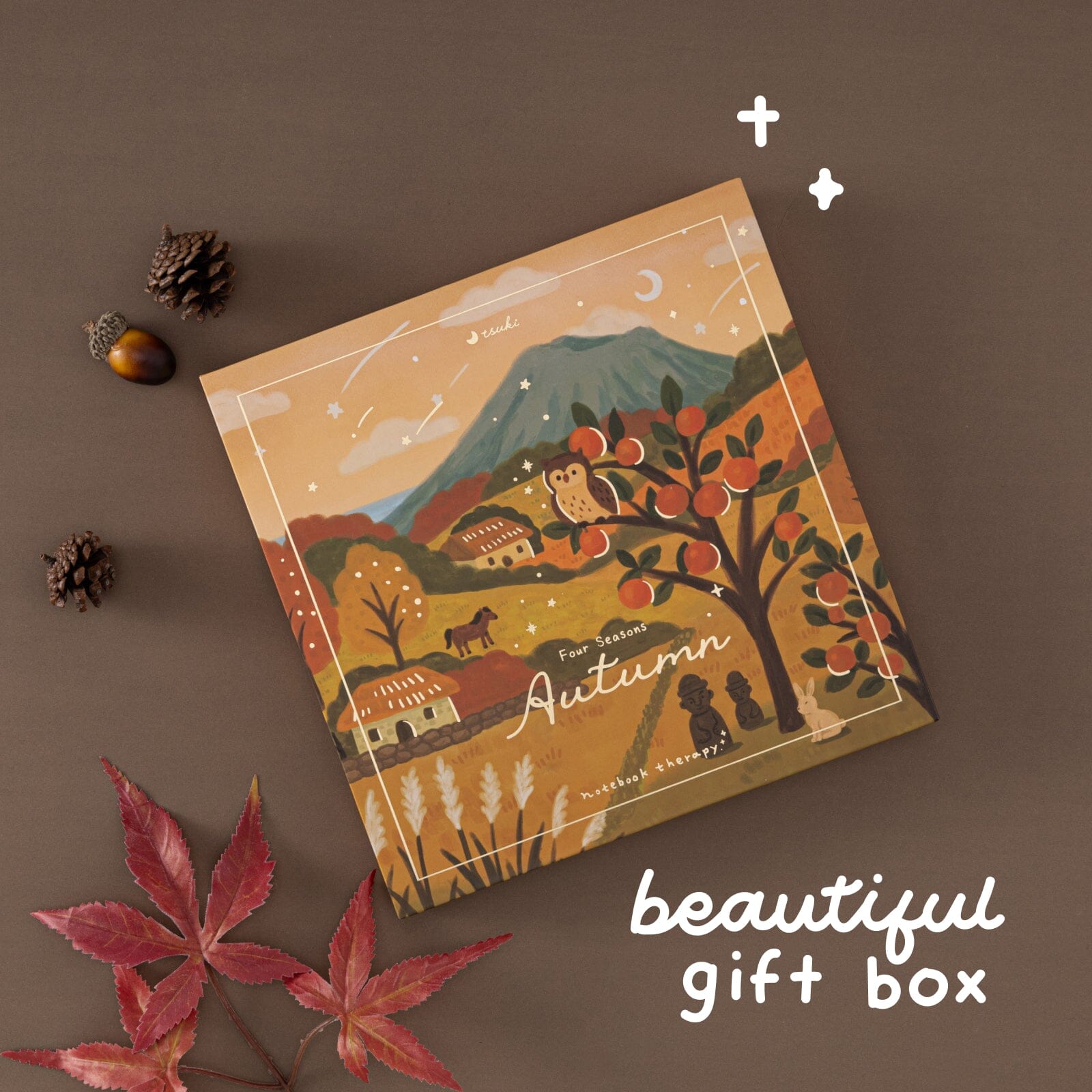Tsuki Four Seasons: Autumn Collector’s Edition 2025 Square Bullet Journal ☾