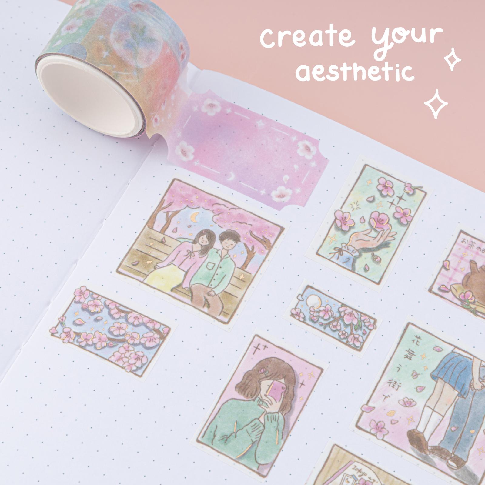 Tsuki ‘Sakura Days’ Washi Tape Set ☾