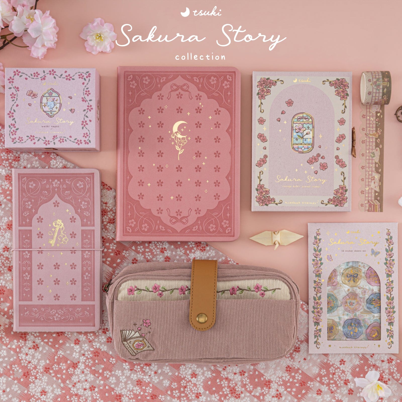 Tsuki ‘Sakura Story’ Bullet Journal Stamp Set ☾