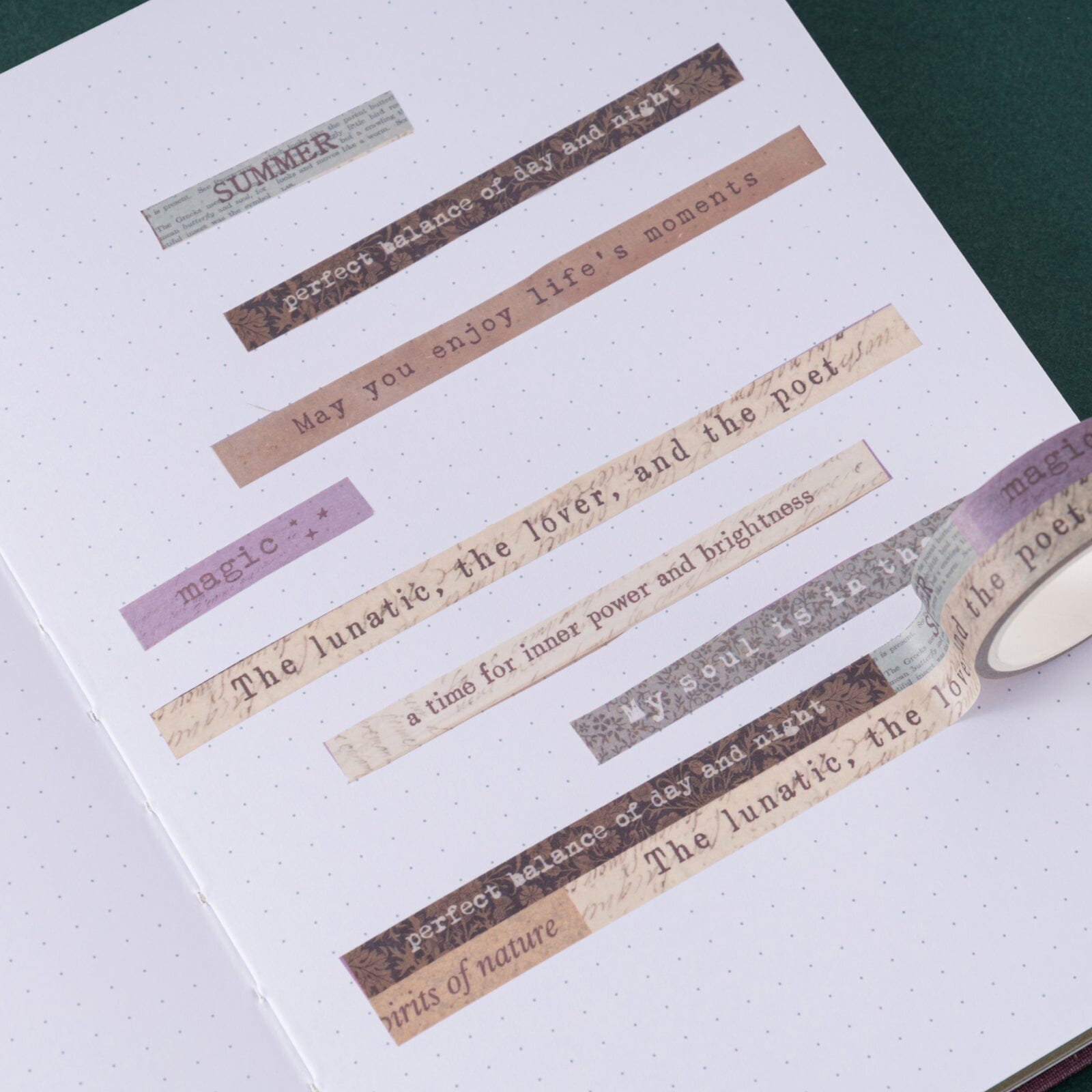 Tsuki ‘Midsummer Night’s Dream’ Washi Tape Set ☾