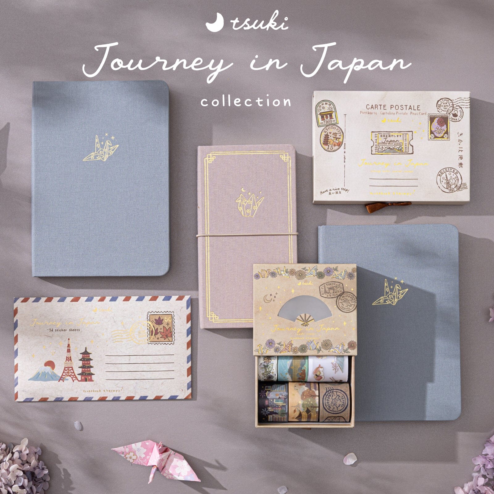 Tsuki ‘Journey in Japan’ Bullet Journal Stamp Set ☾