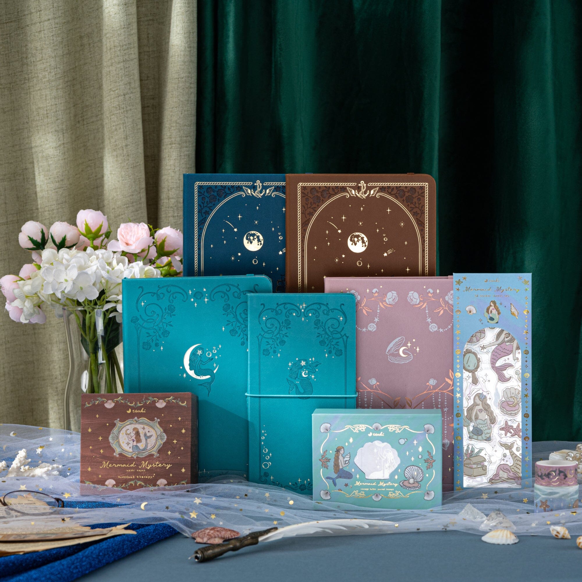 Tsuki ‘Pearls of the Sea’ Limited Edition Bullet Journal ☾