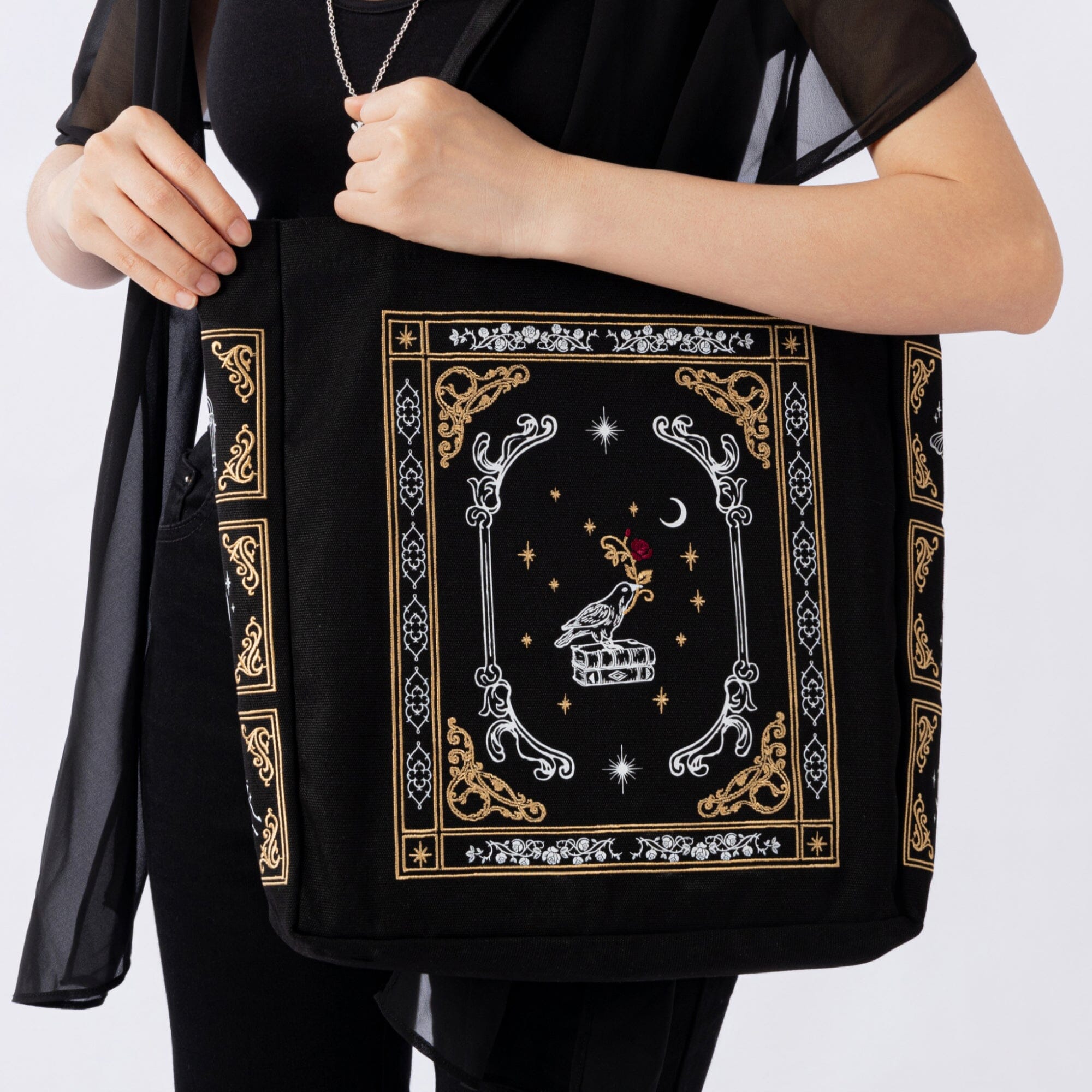 Tsuki ‘Gothic Dreams’ Limited Edition Embroidered Tote Bag ☾