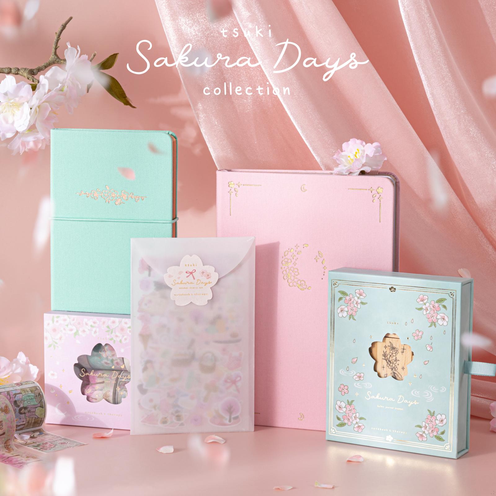 Tsuki ‘Sakura Days’ Bullet Journal Stamp Set ☾
