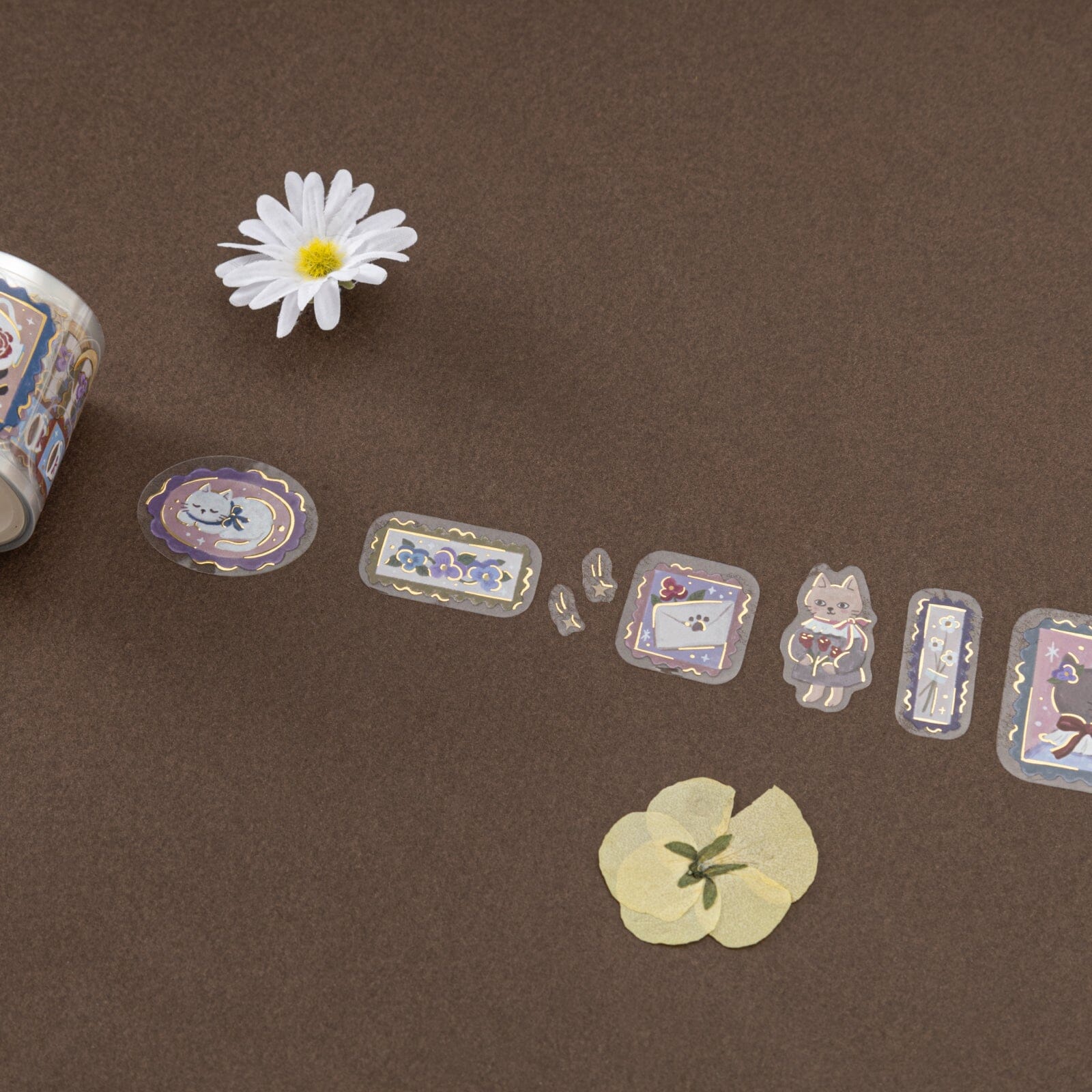 Tsuki ‘Vintage Neko’ Washi Tape Set ☾