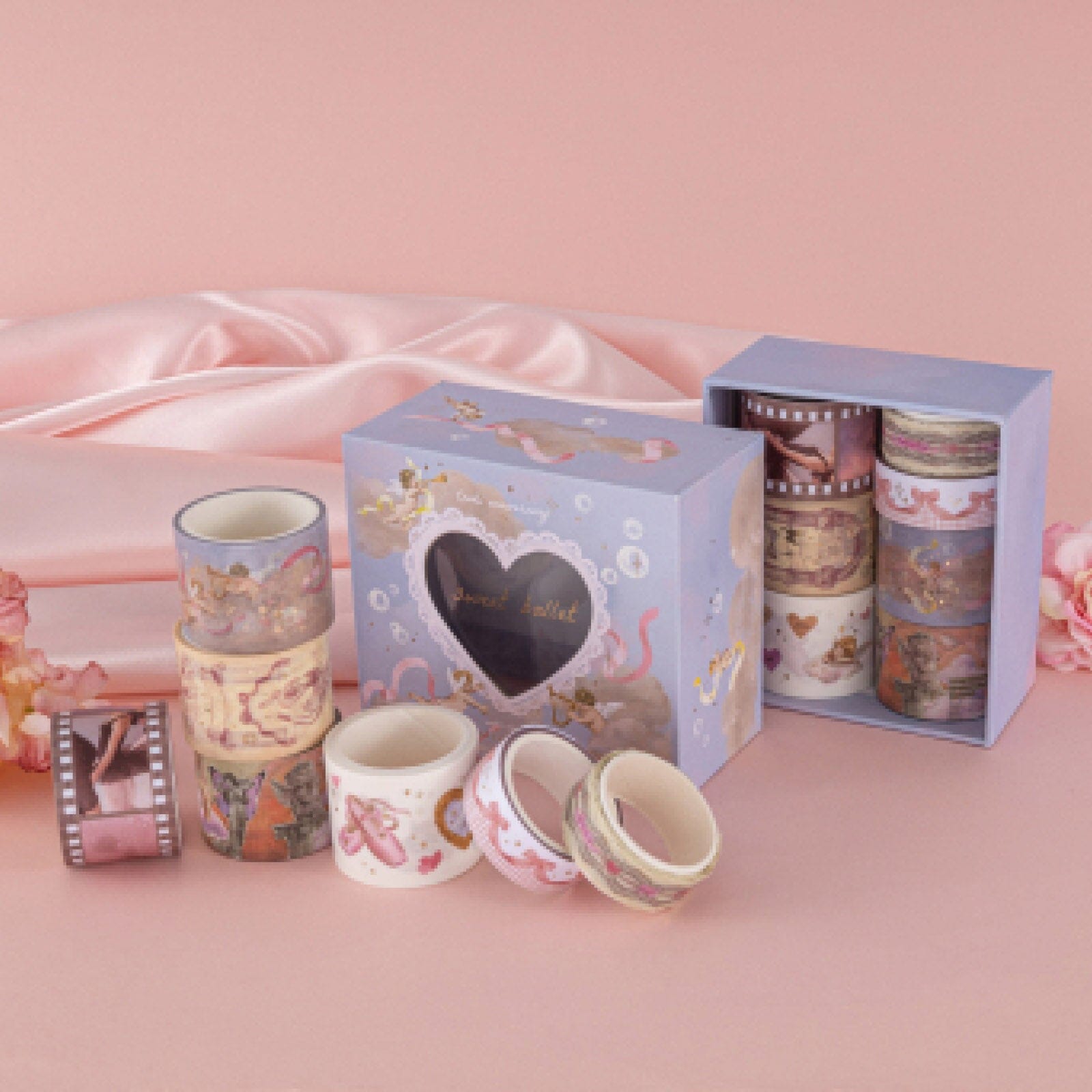 Tsuki ‘Sweet Ballet’ Washi Tape Set ☾
