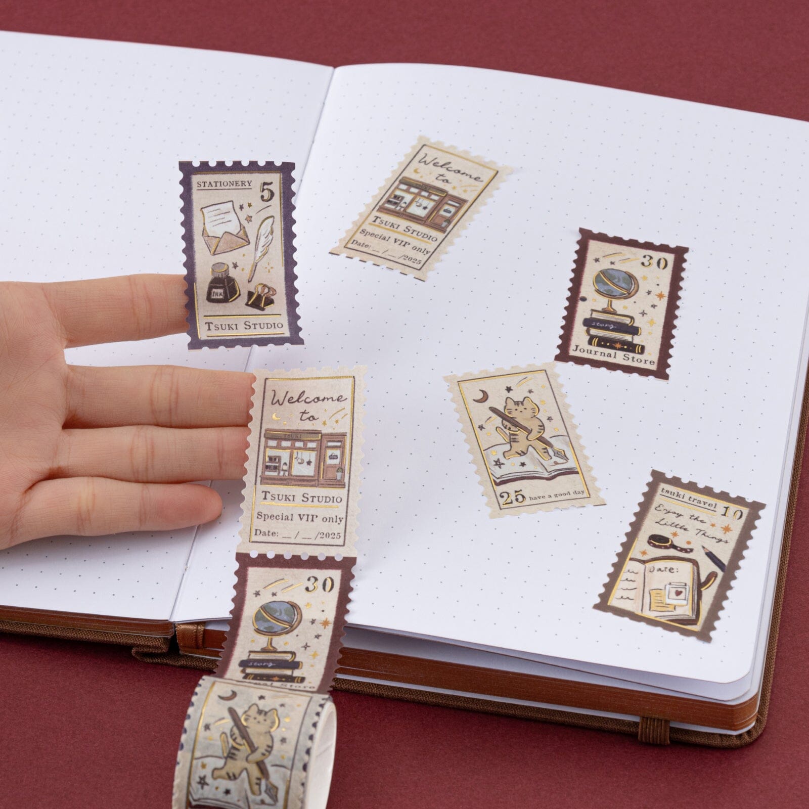 Tsuki ‘Tsuki Studio’ Washi Tape Set ☾