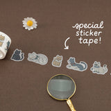 Tsuki ‘Vintage Neko’ Washi Tape Set ☾