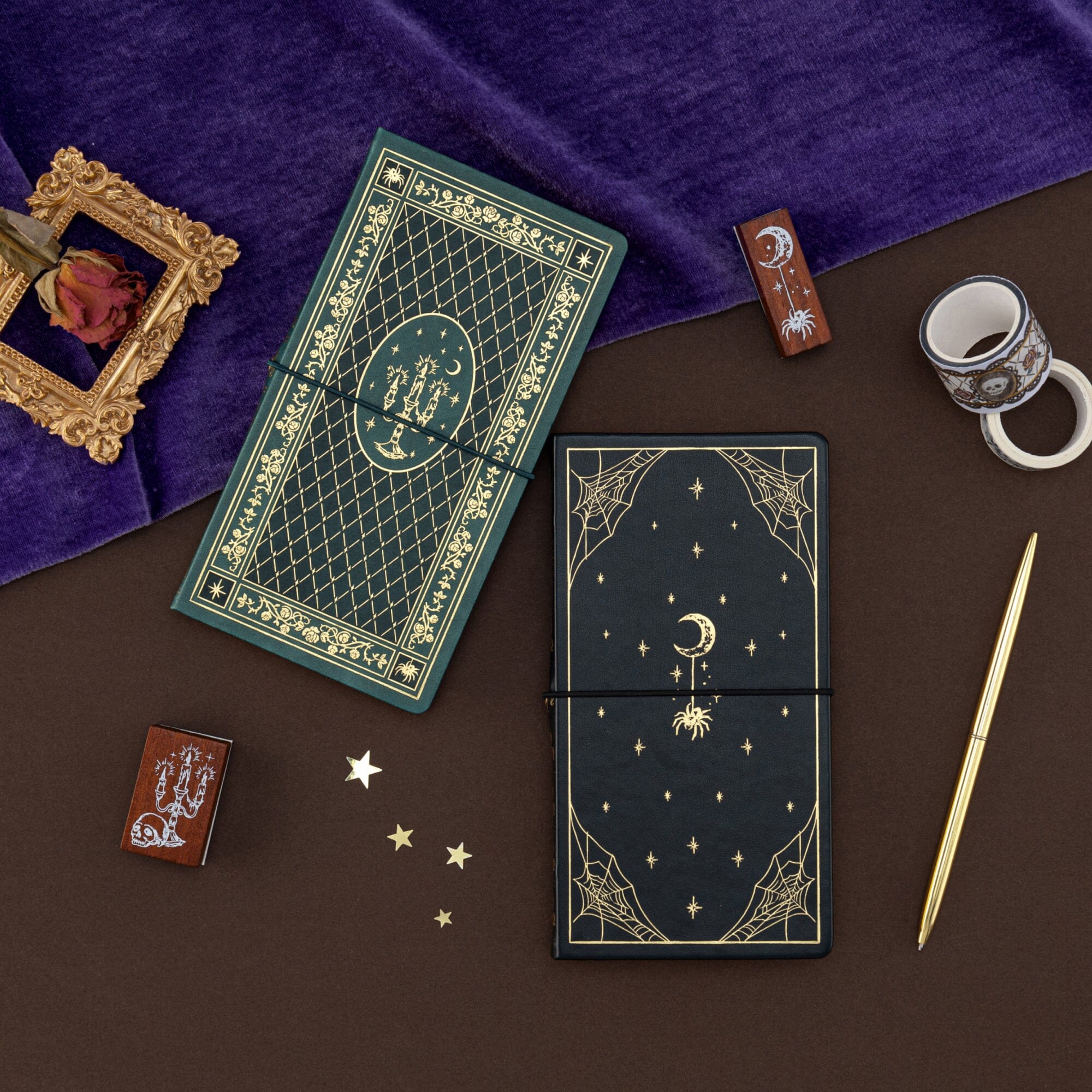Tsuki ‘Candlelit Library’ Travel Notebook ☾
