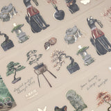 Hinoki - ‘The Wandering Botanist’ PET + Washi Decorative Tape