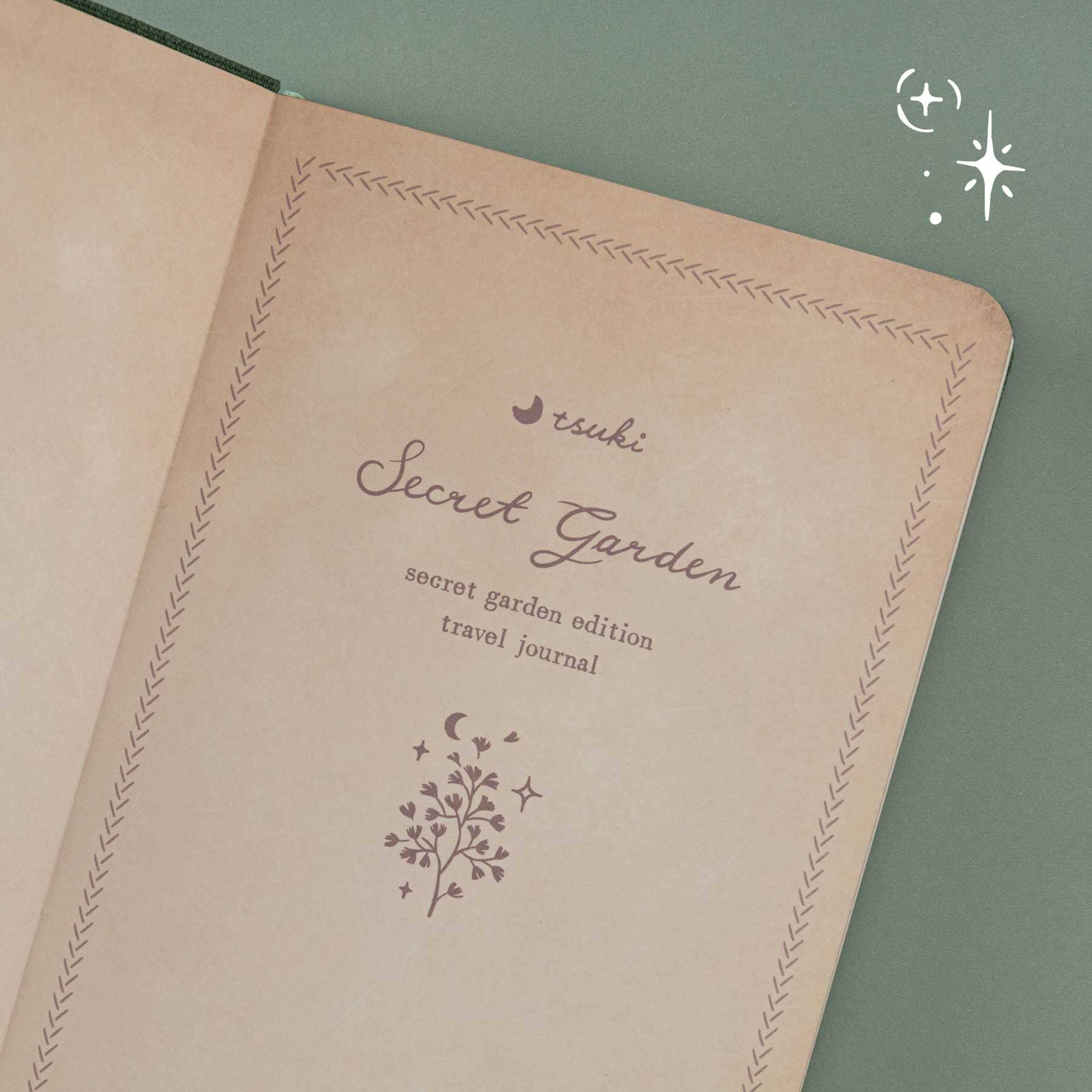 Tsuki ‘Secret Garden’ Travel Notebook Gift Set ☾