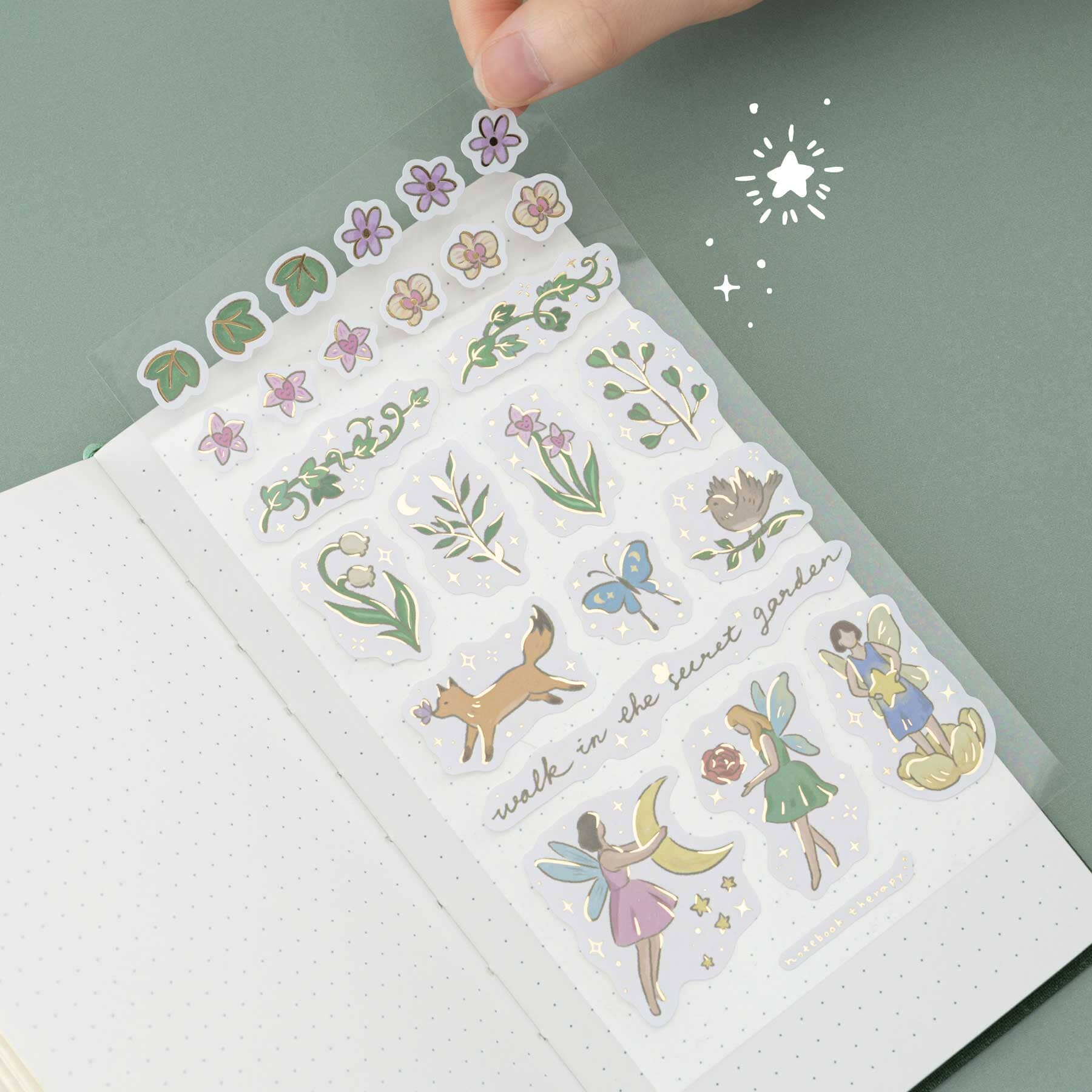 Tsuki ‘Secret Garden’ Travel Notebook Gift Set ☾