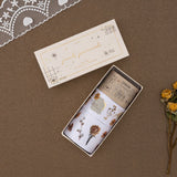 Tsuki Junk Journal washi tape set opened box showing 3 washi tape rolls