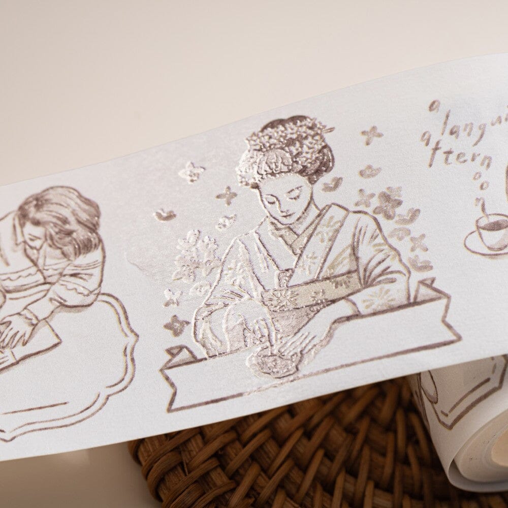 Hinoki - ‘Into the Tea Room’ PET + Washi Tape Set
