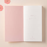 First page of weekly planner refill for travel notebook