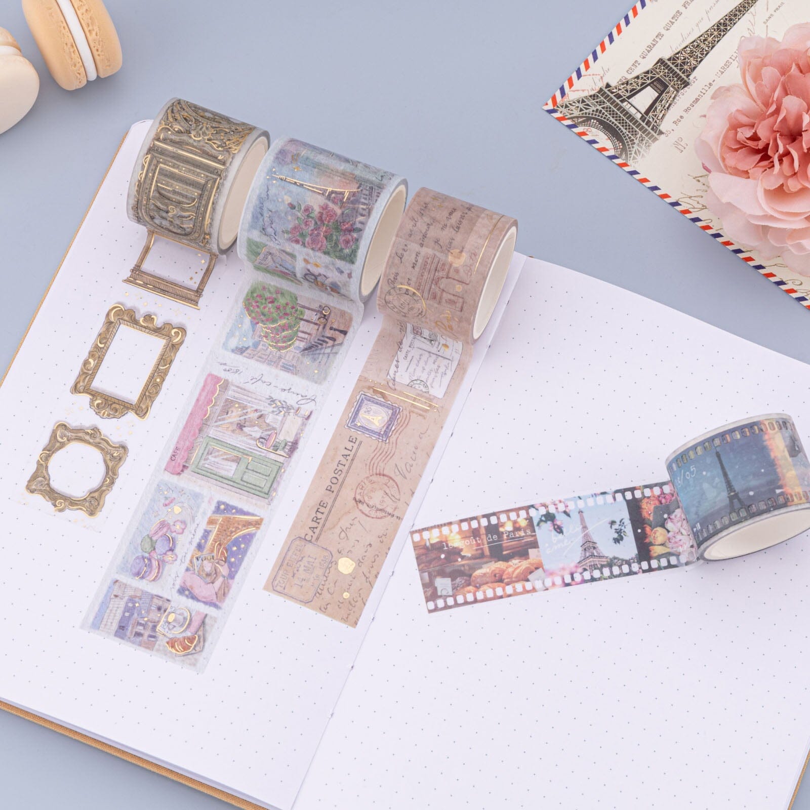 Tsuki ‘Journée à Paris’ Washi Tape Set ☾