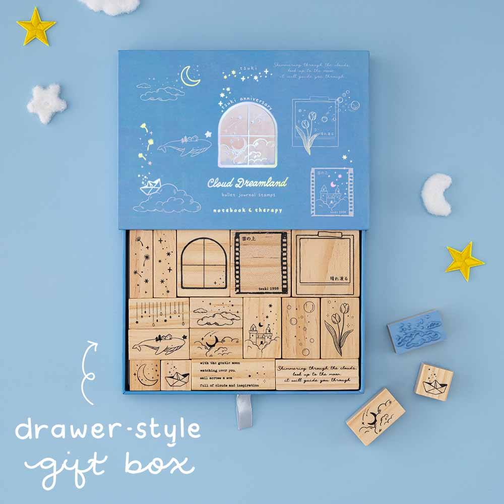 Tsuki ‘Cloud Dreamland’ Bullet Journal Stamp Set ☾