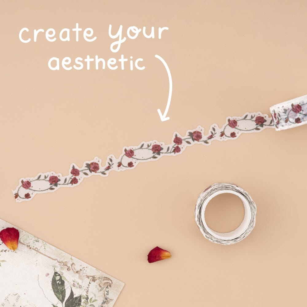 Tsuki ‘Vintage Rose’ #2 Washi Tape Set ☾