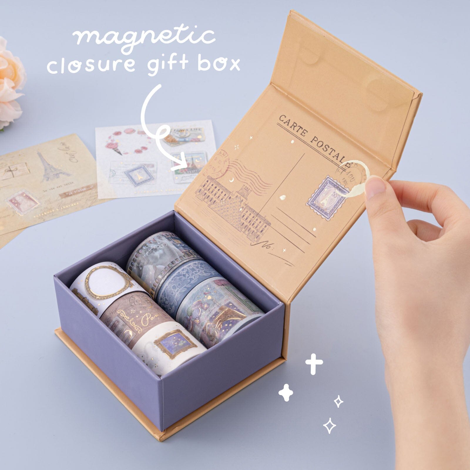 Tsuki ‘Journée à Paris’ Washi Tape Set ☾