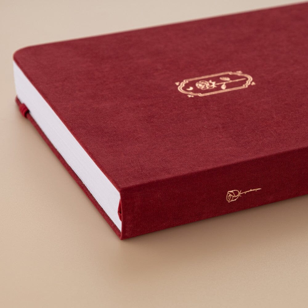 Tsuki ‘Vintage Rose’ Petal Red Limited Edition Bullet Journal ☾