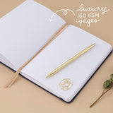Tsuki ‘Vintage Rose’ Antique Blue Limited Edition Bullet Journal ☾