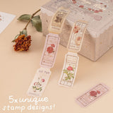 Tsuki ‘Vintage Rose’ #2 Washi Tape Set ☾