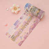 3x washi tape rolls 30mm wide with sakura designs