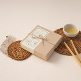 Hinoki - ‘Into the Tea Room' Wooden Stamps