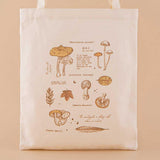 Tsuki ‘Vintage Kinoko’ Tote Bag in beige background