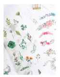 Watercolour Plants + Flowers Stickers - Set of 6!