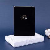 Tsuki ‘Moonlit Wish’ Limited Edition Bullet Journal with luxury gift box packaging with cotton flowers in dark blue background