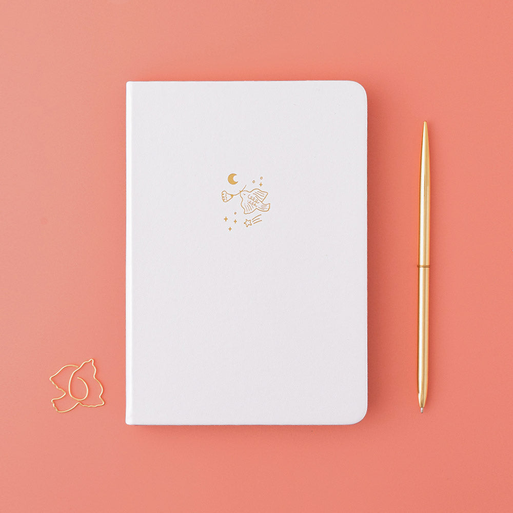 Tsuki ‘Suzume’ Winter Limited Edition Bullet Journal with paperclip gift