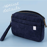 Tsuki ‘Cloud Dreamland’ Travel Pouch with writing that says “special details”