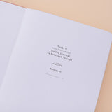 Front cover page of the tsuki neko neko bullet journal