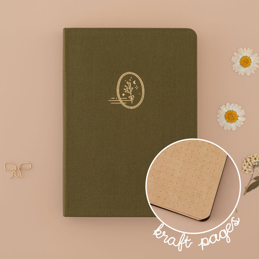 Tsuki ‘Cottage Friends’ Kraft Paper Limited Edition Bullet Journals ☾