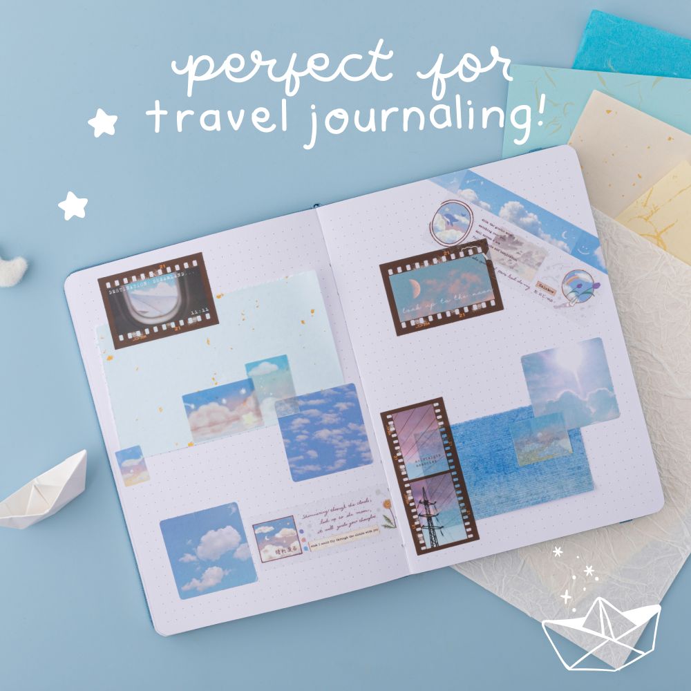 Tsuki ‘Cloud Dreamland’ Scrapbooking Set perfect for scrapbooking + journaling 
