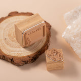 Light brown rubber stamp