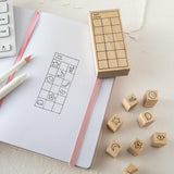 Tsuki Bullet Journal Tracking Stamp Set ☾